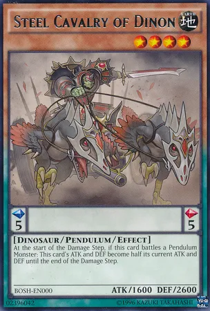 Steel Cavalry of Dinon — Breakers of Shadow - Unlimited — Yu-Gi-Oh!