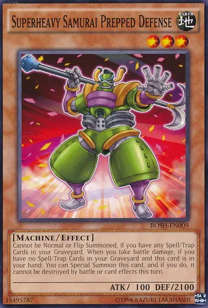 Superheavy Samurai Prepped Defense — Breakers of Shadow - Unlimited — Yu-Gi-Oh!