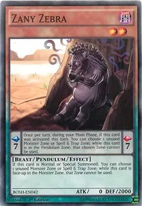 Zany Zebra — Breakers of Shadow - Unlimited — Yu-Gi-Oh!