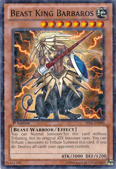 Barbaros, le Roi des Bêtes — Battle Pack 2: War of the Giants — Yu-Gi-Oh!