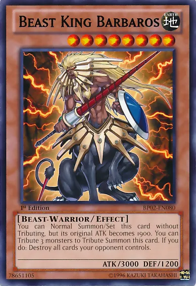 Barbaros, le Roi des Bêtes — Battle Pack 2: War of the Giants — Yu-Gi-Oh!