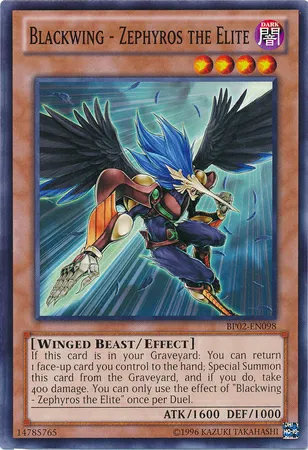 Aile Noire - Zephyros l'Élite — Battle Pack 2: War of the Giants - Unlimited — Yu-Gi-Oh!