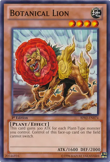 Lion Botanique — Battle Pack 2: War of the Giants — Yu-Gi-Oh!