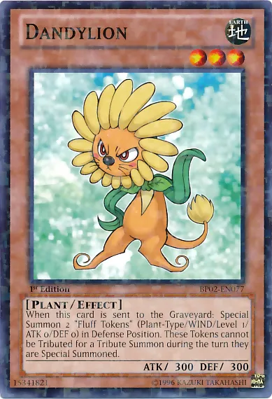 Dandelion — Battle Pack 2: War of the Giants — Yu-Gi-Oh!