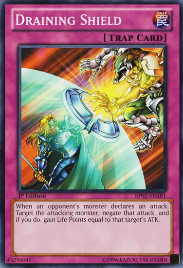 Bouclier Drainant — Battle Pack 2: War of the Giants — Yu-Gi-Oh!