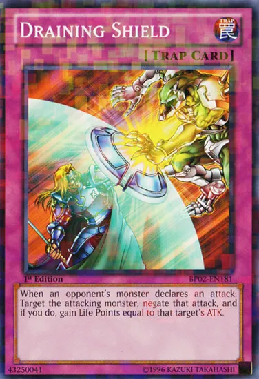 Bouclier Drainant — Battle Pack 2: War of the Giants — Yu-Gi-Oh!