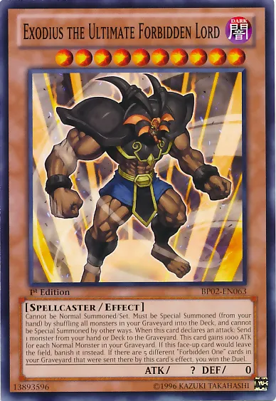 Exodius l'Ultime Interdit — Battle Pack 2: War of the Giants — Yu-Gi-Oh!