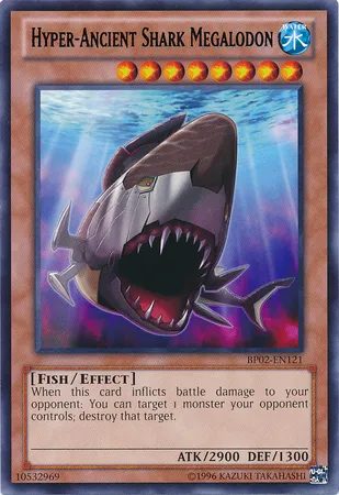 Requin Mégalodon Hyper Ancien — Battle Pack 2: War of the Giants - Unlimited — Yu-Gi-Oh!