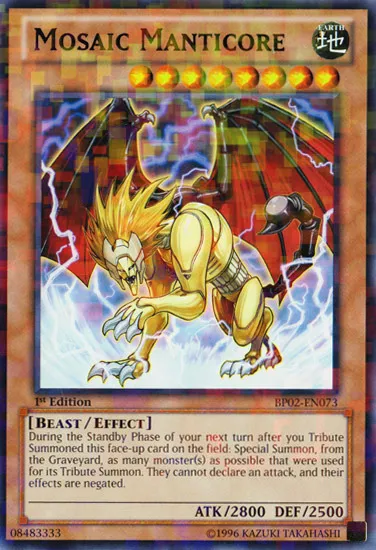 Manticore Mosaïque — Battle Pack 2: War of the Giants — Yu-Gi-Oh!
