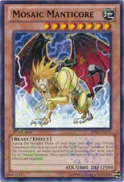 Manticore Mosaïque — Battle Pack 2: War of the Giants - Unlimited — Yu-Gi-Oh!
