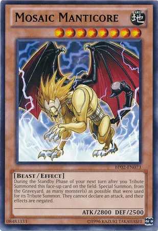 Manticore Mosaïque — Battle Pack 2: War of the Giants - Unlimited — Yu-Gi-Oh!