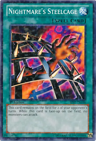 Cage d'Acier de Cauchemar — Battle Pack 2: War of the Giants — Yu-Gi-Oh!