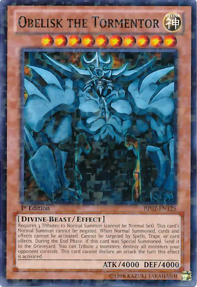 Obelisk, le Tourmenteur — Battle Pack 2: War of the Giants — Yu-Gi-Oh!