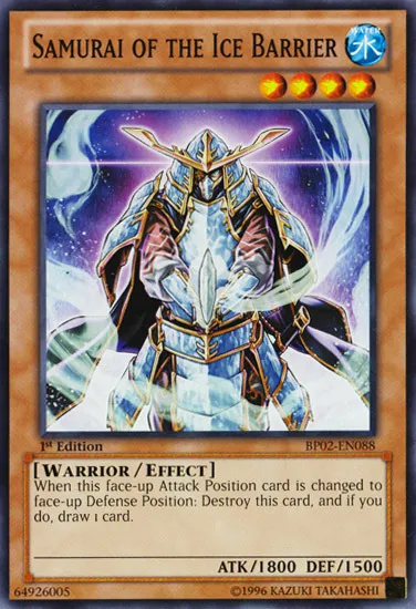 Samouraï de la Barrière de Glace — Battle Pack 2: War of the Giants — Yu-Gi-Oh!