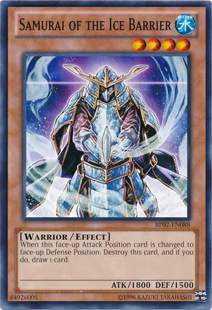 Samouraï de la Barrière de Glace — Battle Pack 2: War of the Giants - Unlimited — Yu-Gi-Oh!