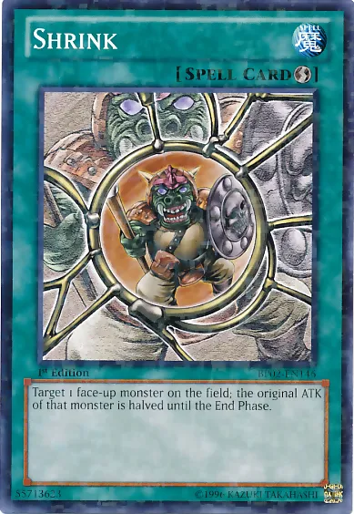 Rétrécissement — Battle Pack 2: War of the Giants — Yu-Gi-Oh!