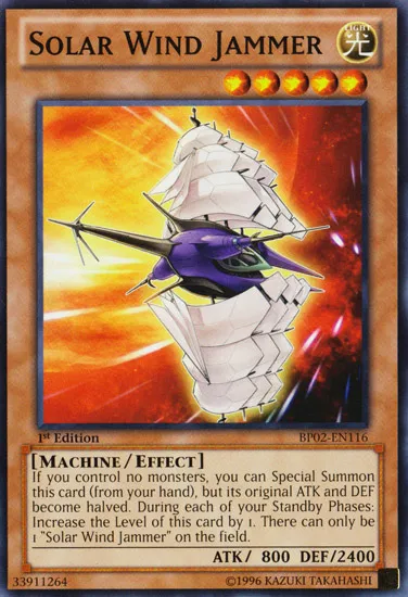 Solar Wind Jammer from Battle Pack 2: War of the Giants - Yu-Gi-Oh!