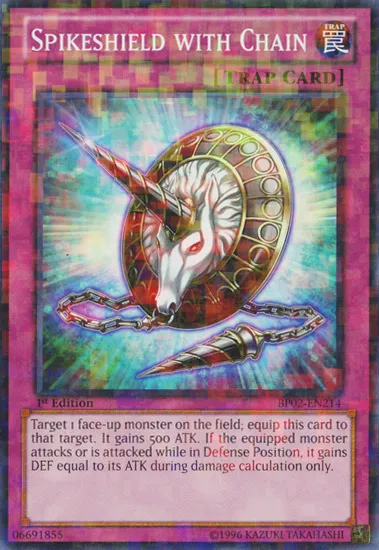 Spikeshield with Chain — Battle Pack 2: War of the Giants — Yu-Gi-Oh!