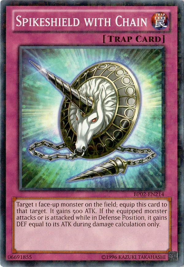 Spikeshield with Chain — Battle Pack 2: War of the Giants - Unlimited — Yu-Gi-Oh!