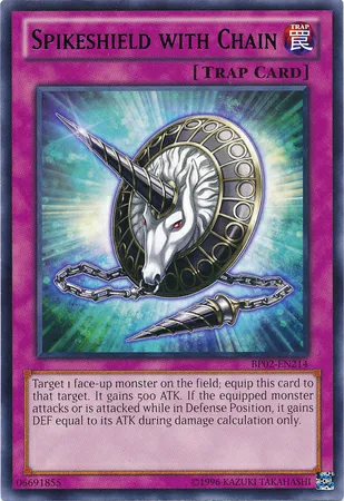 Spikeshield with Chain — Battle Pack 2: War of the Giants - Unlimited — Yu-Gi-Oh!