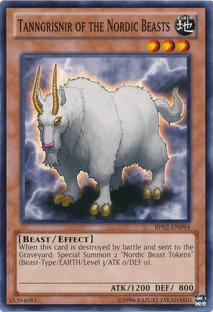 Tanngrisnir, Bête Nordique — Battle Pack 2: War of the Giants - Unlimited — Yu-Gi-Oh!