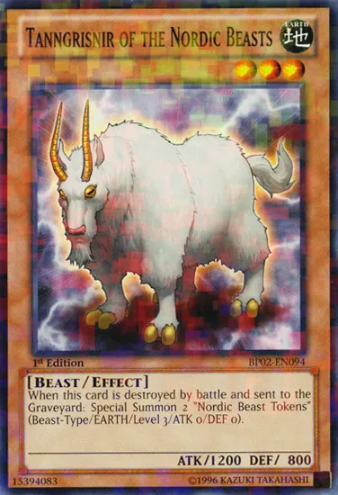Tanngrisnir, Bête Nordique — Battle Pack 2: War of the Giants — Yu-Gi-Oh!