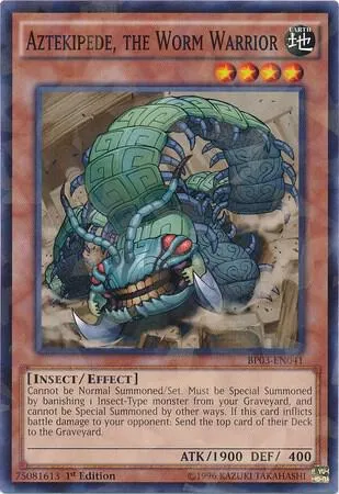 Aztekipede, the Worm Warrior — Battle Pack 3: Monster League — Yu-Gi-Oh!