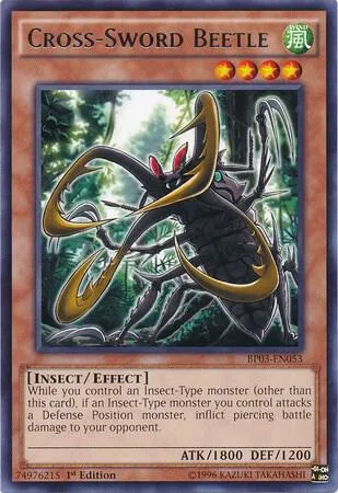 Cross-Sword Beetle — Battle Pack 3: Monster League — Yu-Gi-Oh!