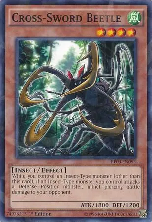 Cross-Sword Beetle — Battle Pack 3: Monster League — Yu-Gi-Oh!