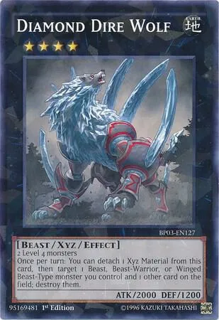 Diamond Dire Wolf — Battle Pack 3: Monster League — Yu-Gi-Oh!