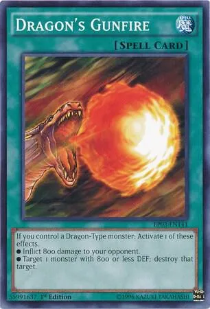 Dragon's Gunfire — Battle Pack 3: Monster League — Yu-Gi-Oh!