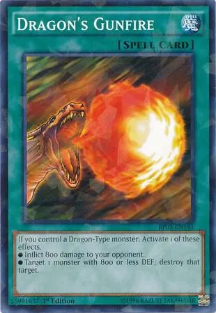 Dragon's Gunfire — Battle Pack 3: Monster League — Yu-Gi-Oh!