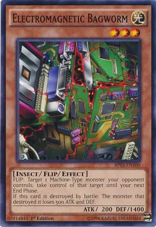 Electromagnetic Bagworm — Battle Pack 3: Monster League — Yu-Gi-Oh!
