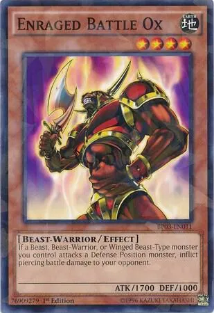 Enraged Battle Ox — Battle Pack 3: Monster League — Yu-Gi-Oh!