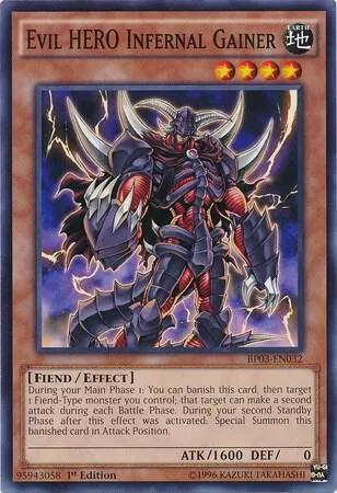 Evil HERO Infernal Gainer — Battle Pack 3: Monster League — Yu-Gi-Oh!