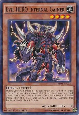 Evil HERO Infernal Gainer — Battle Pack 3: Monster League — Yu-Gi-Oh!