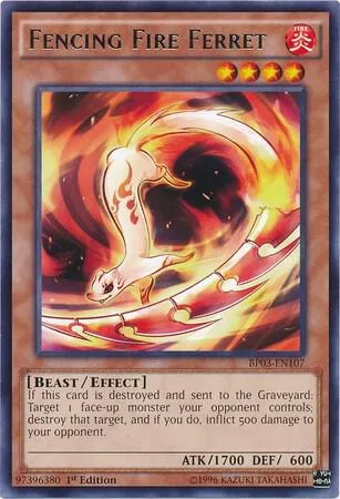 Fencing Fire Ferret — Battle Pack 3: Monster League — Yu-Gi-Oh!