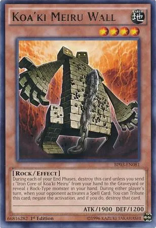 Koa'ki Meiru Wall — Battle Pack 3: Monster League — Yu-Gi-Oh!