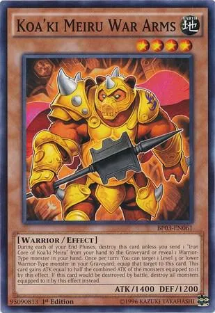 Koa'ki Meiru War Arms — Battle Pack 3: Monster League — Yu-Gi-Oh!
