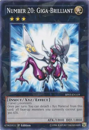 Number 20: Giga-Brilliant — Battle Pack 3: Monster League — Yu-Gi-Oh!
