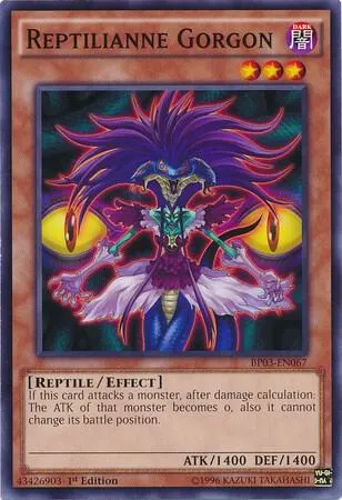 Reptilianne Gorgon — Battle Pack 3: Monster League — Yu-Gi-Oh!