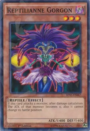 Reptilianne Gorgon — Battle Pack 3: Monster League — Yu-Gi-Oh!