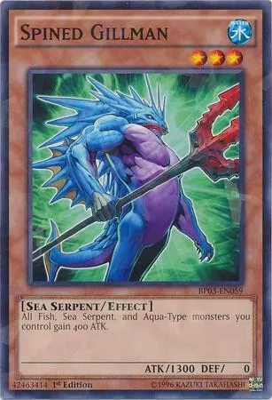 Spined Gillman — Battle Pack 3: Monster League — Yu-Gi-Oh!