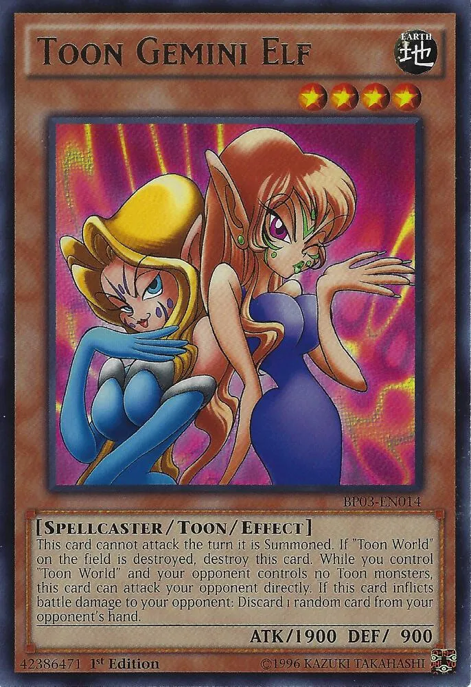 Elfe Gemini Toon — Battle Pack 3: Monster League — Yu-Gi-Oh!