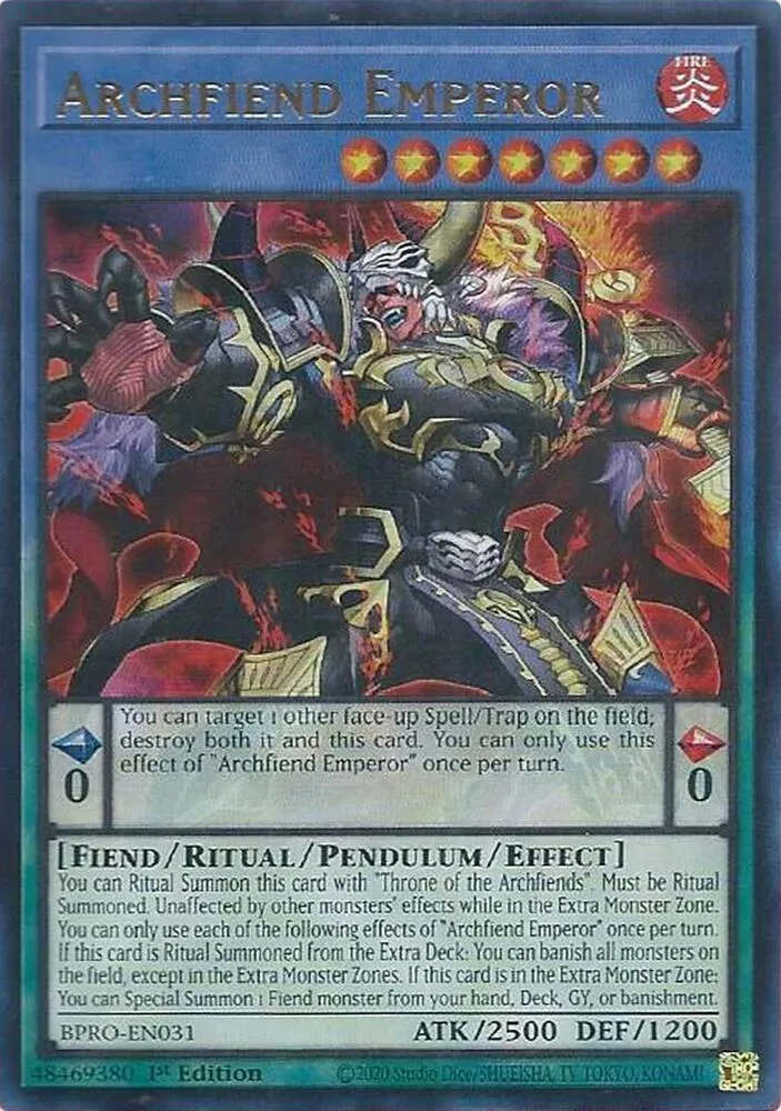 Archfiend Emperor — Burst Protocol — Yu-Gi-Oh!