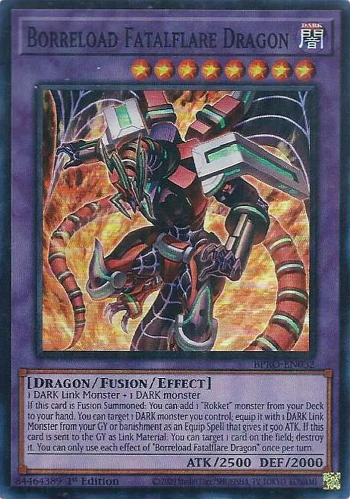 Borreload Fatalflare Dragon — Burst Protocol — Yu-Gi-Oh!