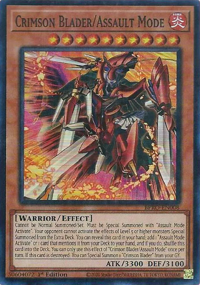 Épéiste Cramoisi/Mode Assaut — Burst Protocol — Yu-Gi-Oh!