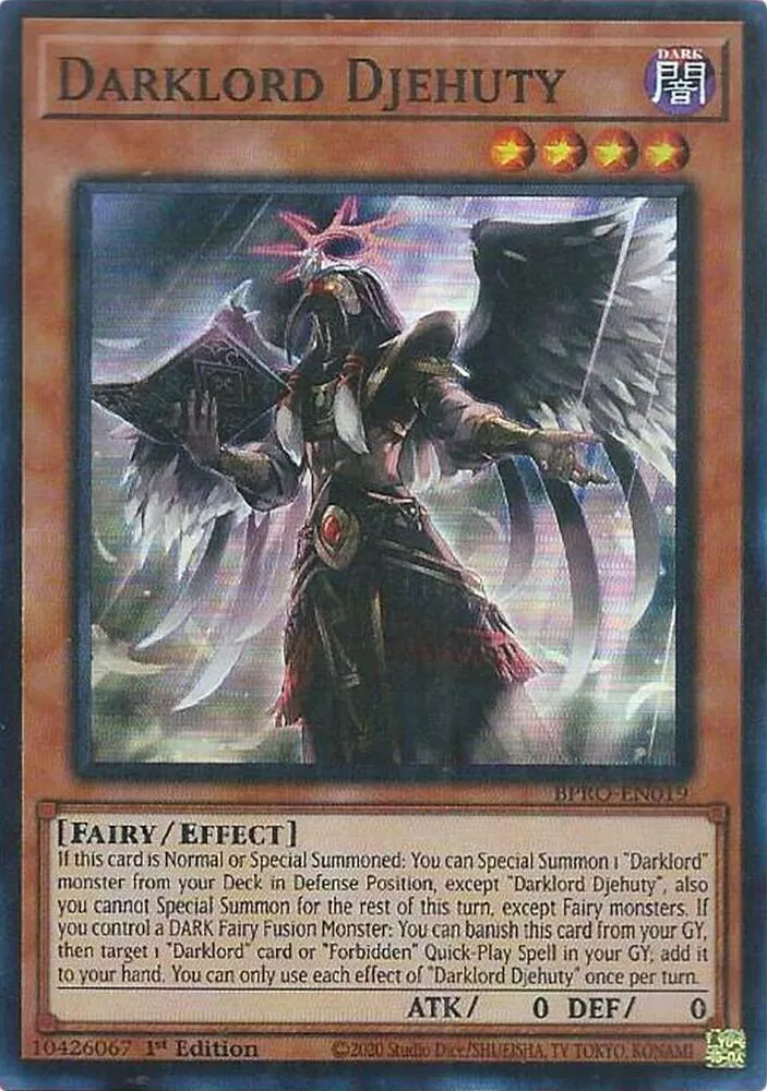Darklord Djehuty — Burst Protocol — Yu-Gi-Oh!