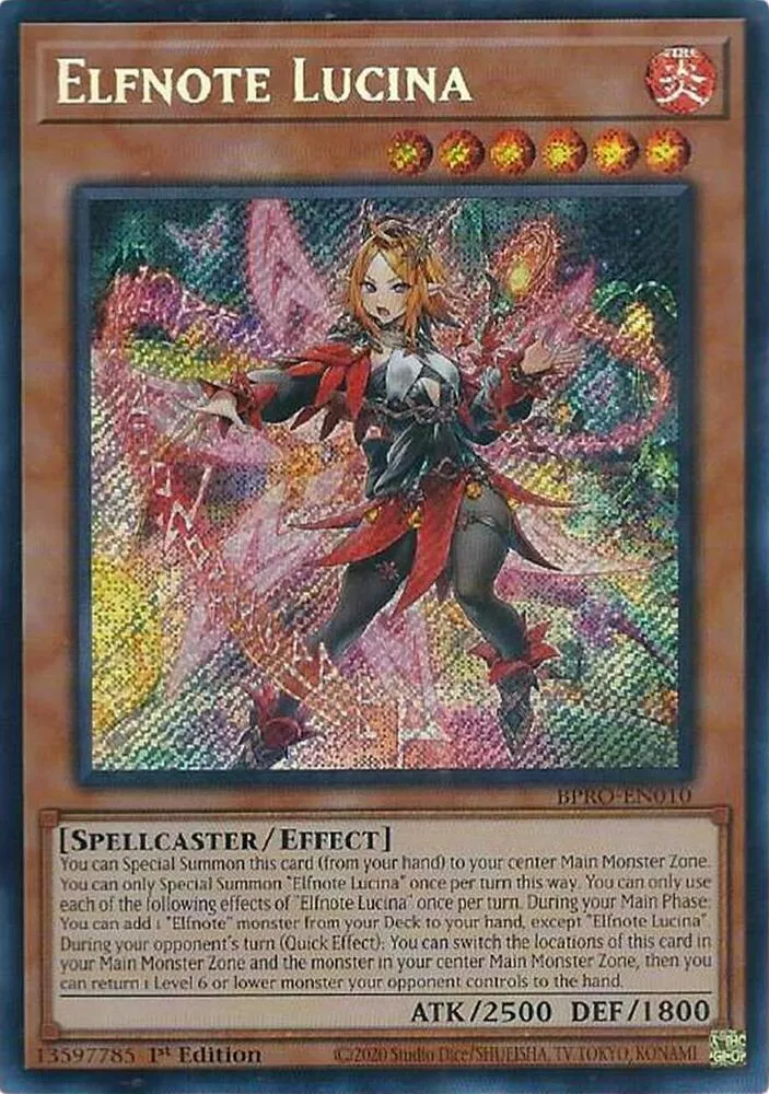Lucina des Notes Elfiques — Burst Protocol — Yu-Gi-Oh!