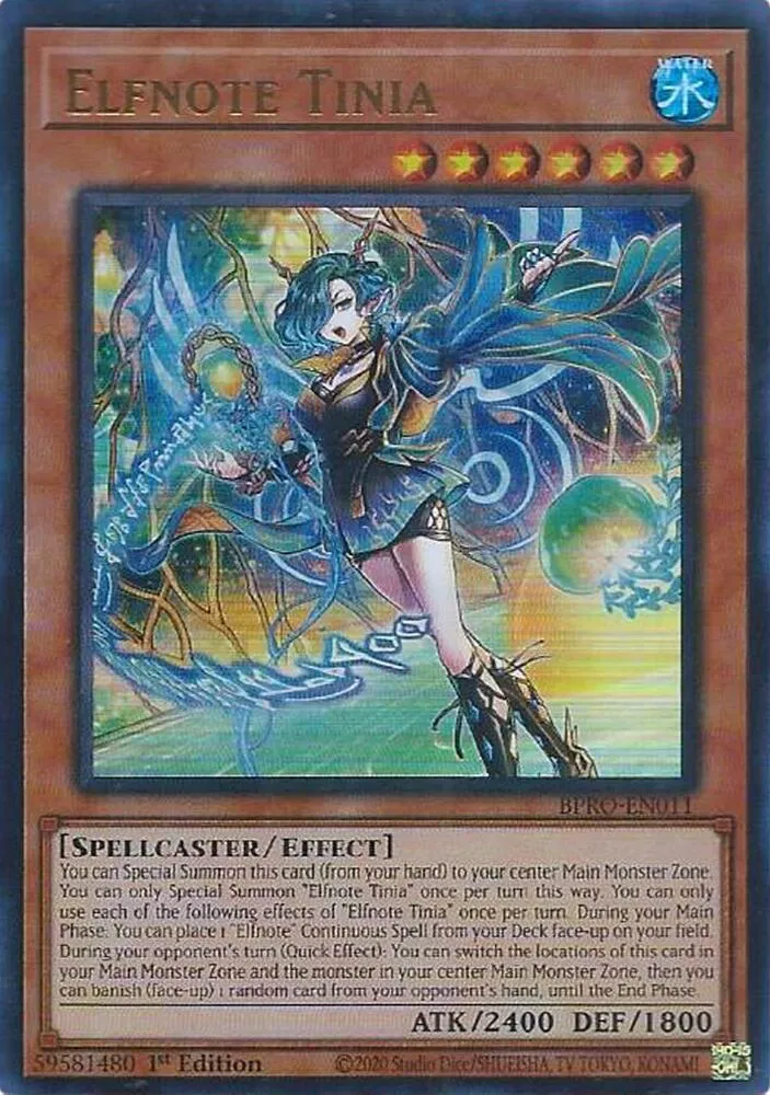 Tinia des Notes Elfiques — Burst Protocol — Yu-Gi-Oh!
